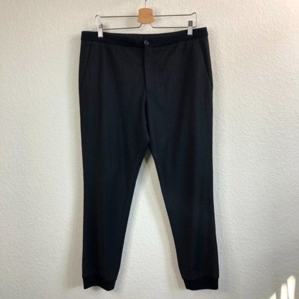 Gazzarrini Pinstripe Mens Joggers Trousers Italian Made in Italy Pants